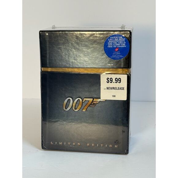 James Bond 007 Tomorrow Never Dies VHS Box Set Limited Edition NEW SEALED - Picture 1 of 5